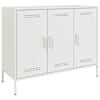 vidaXL puhvetkapp, valge, 100,5 x 39 x 79 cm, teras