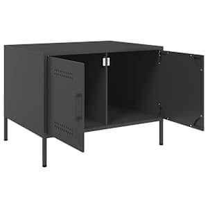 Konferenční stolek černý 68 x 50 x 50,5 cm ocel - obrázek 8