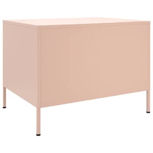Konferenční stolek růžový 68 x 50 x 50,5 cm ocel - obrázek 7