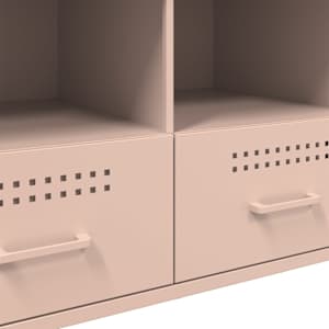 TV skříňka růžová 100,5 x 39 x 50,5 cm ocel - obrázek 11