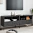  vidaXL 2 db fekete acél TV-szekrény 68 x 39 x 50,5 cm termék 2. képe