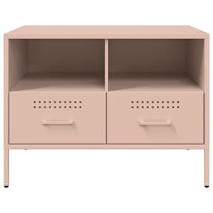 TV skříňka růžová 68 x 39 x 50,5 cm ocel - obrázek 6