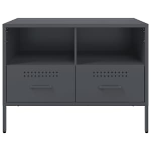 TV skříňka antracitová 68 x 39 x 50,5 cm ocel - obrázek 6