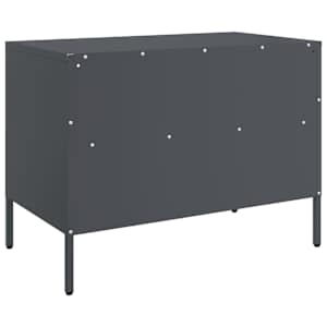 TV skříňka antracitová 68 x 39 x 50,5 cm ocel - obrázek 8