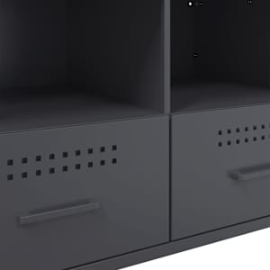 TV skříňka antracitová 68 x 39 x 50,5 cm ocel - obrázek 11