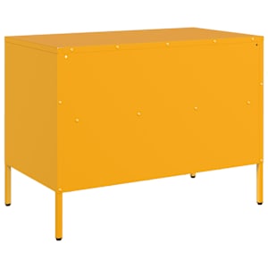 TV skříňka hořčicově žlutá 68 x 39 x 50,5 cm ocel - obrázek 8