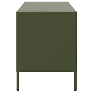 TV skříňka olivově zelená 68 x 39 x 50,5 cm ocel - obrázek 7