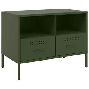 TV skříňky 2 ks olivově zelené 68 x 39 x 50,5 cm ocel - obrázek 6