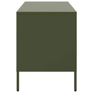 TV skříňky 2 ks olivově zelené 68 x 39 x 50,5 cm ocel - obrázek 8
