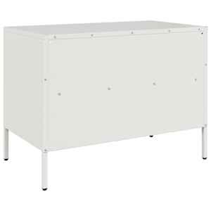 TV skříňka bílá 68 x 39 x 50,5 cm ocel - obrázek 8
