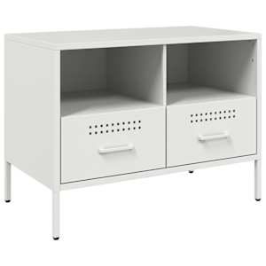 TV skříňky 2 ks bílé 68 x 39 x 50,5 cm ocel - obrázek 6