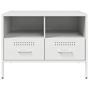 TV skříňky 2 ks bílé 68 x 39 x 50,5 cm ocel - obrázek 7