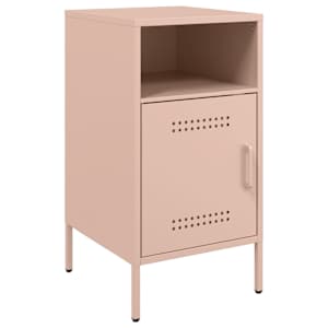 Noční stolky 2 ks růžové 36 x 39 x 68 cm ocel - obrázek 5