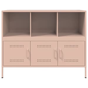 Příborník růžový 100,5 x 39 x 79 cm ocel - obrázek 6