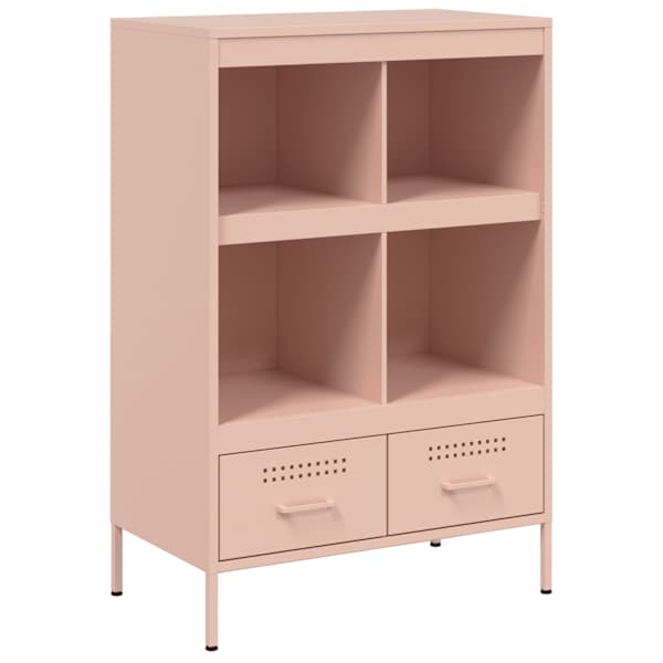 vidaXL k&otilde;rge kapp, roosa, 68 x 39 x 101,5 cm, teras