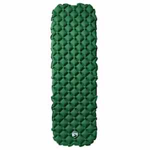 Nafukovací kempingová matrace pro 1 osobu zelená 190x58x6 cm - obrázek 2
