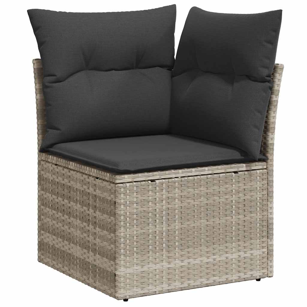 Vidaxl Gartenmöbel Sofa Garnitur Sitzgruppe Lounge 7-tlg. Schwarz Poly Rattan vi - Bild 52 von 83