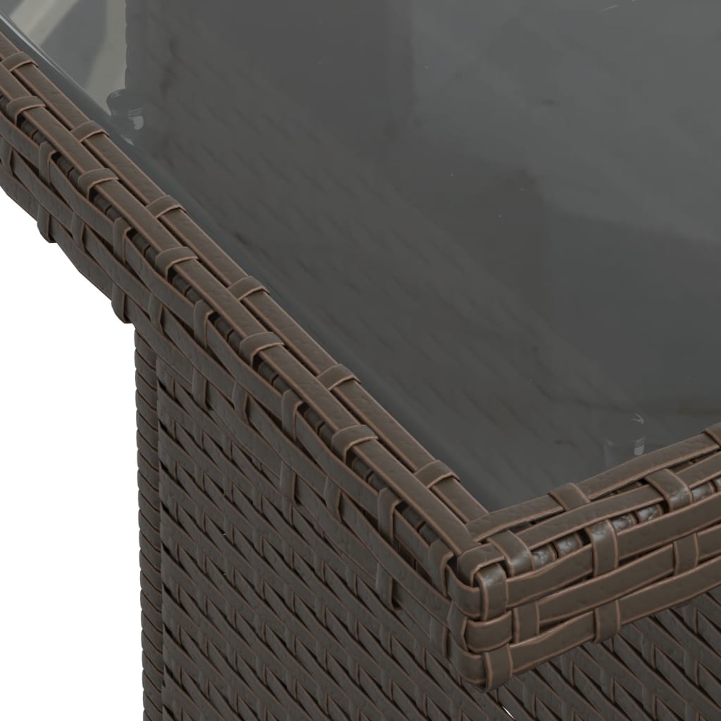 Vidaxl Gartenmöbel Sofa Garnitur Sitzgruppe Lounge 7-tlg. Schwarz Poly Rattan vi - Bild 32 von 83