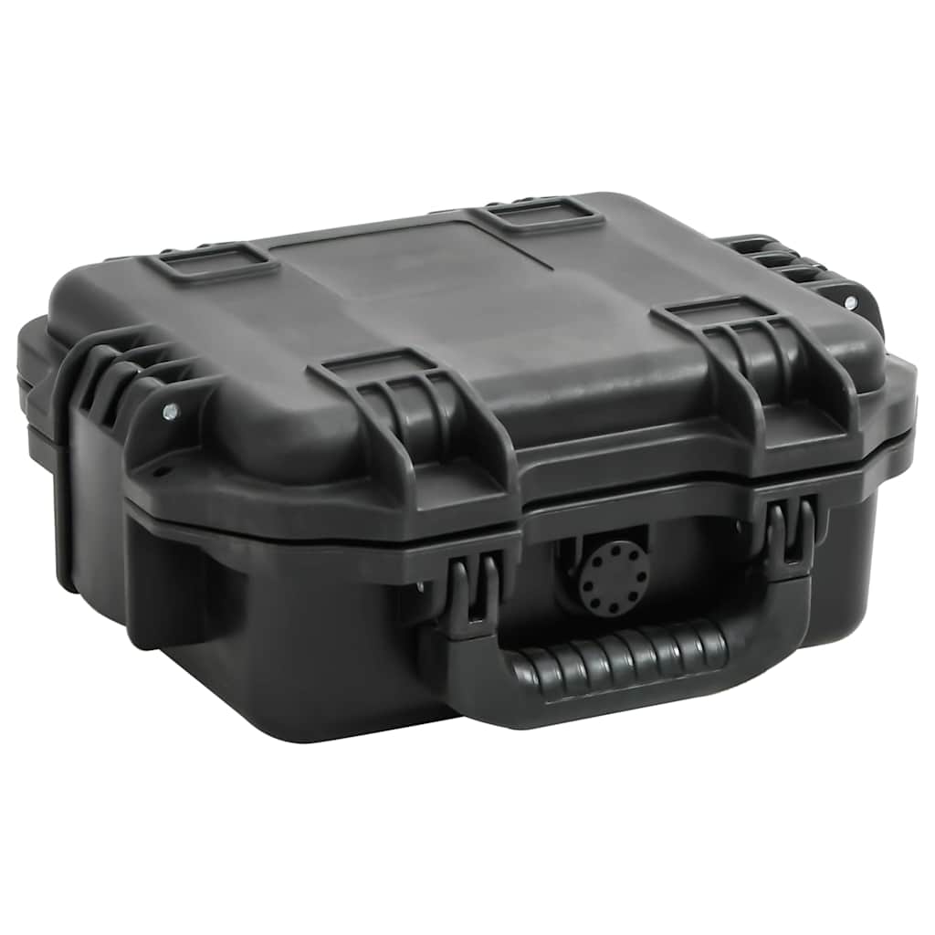 vidaXL Carcasă de transport portabilă, negru, 30x24,5x12,5 cm, PP
