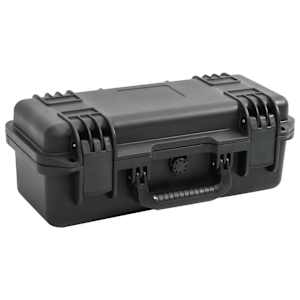 vidaXL kaasaskantav transpordikohver, must, 46,5x21,5x17,5 cm, PP