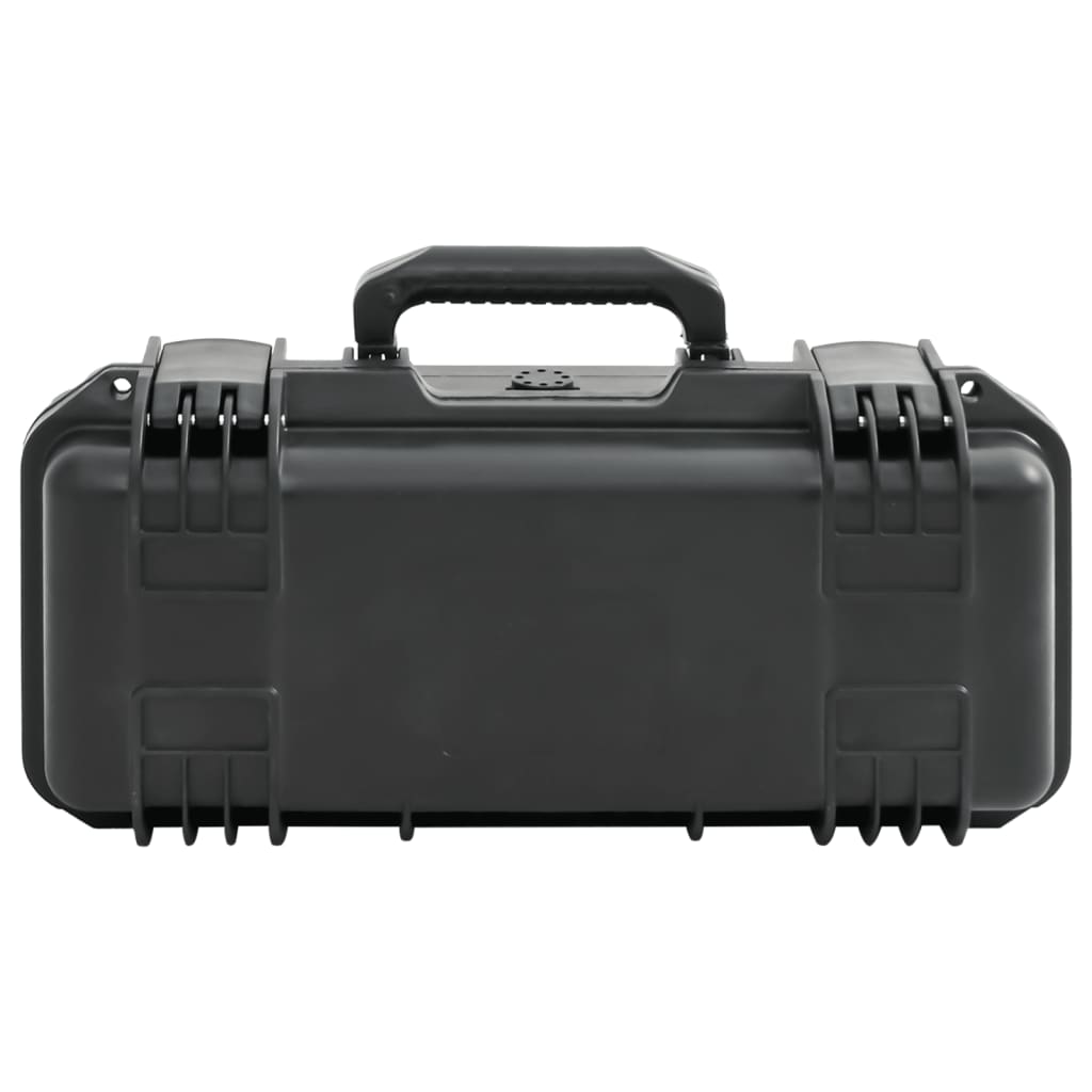 vidaXL Carcasă de transport portabilă, negru, 46,5x21,5x17,5 cm, PP