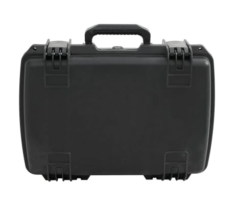 vidaXL Malet&iacute;n port&aacute;til de vuelo PP negro 50,5x37x14,5 cm