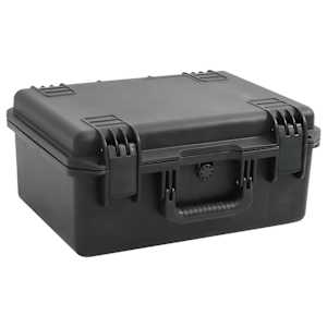 vidaXL kaasaskantav transpordikohver, must, 49x38x23 cm, PP