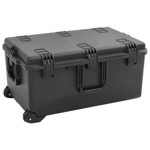 vidaXL kaasaskantav transpordikohver, must, 79,5x52x39 cm, PP