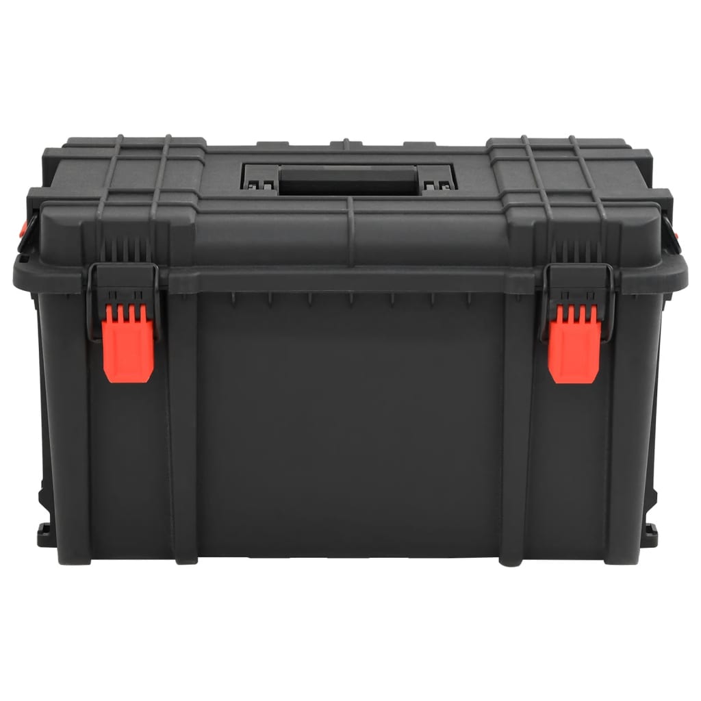 vidaXL Prenosné letové puzdro čierne 57x35x32,5 cm PP