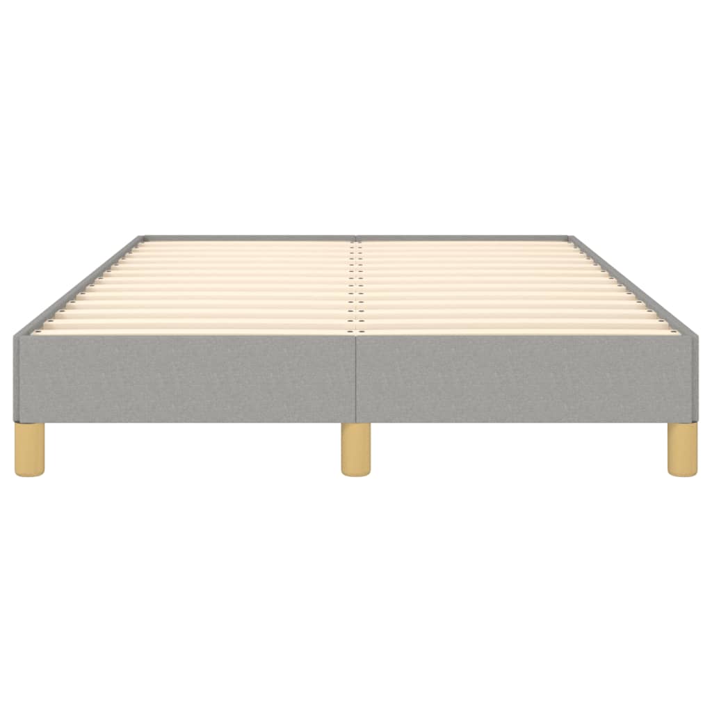 vidaXL Bedframe zonder matras 120x190 cm stof lichtgrijs grijs, foto 4