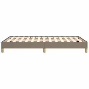 Rám postele bez matrací taupe 120x190 cm textil - obrázek 6