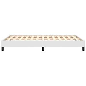 Rám postele bez matrace bílý 120x190 cm umělá kůže - obrázek 6
