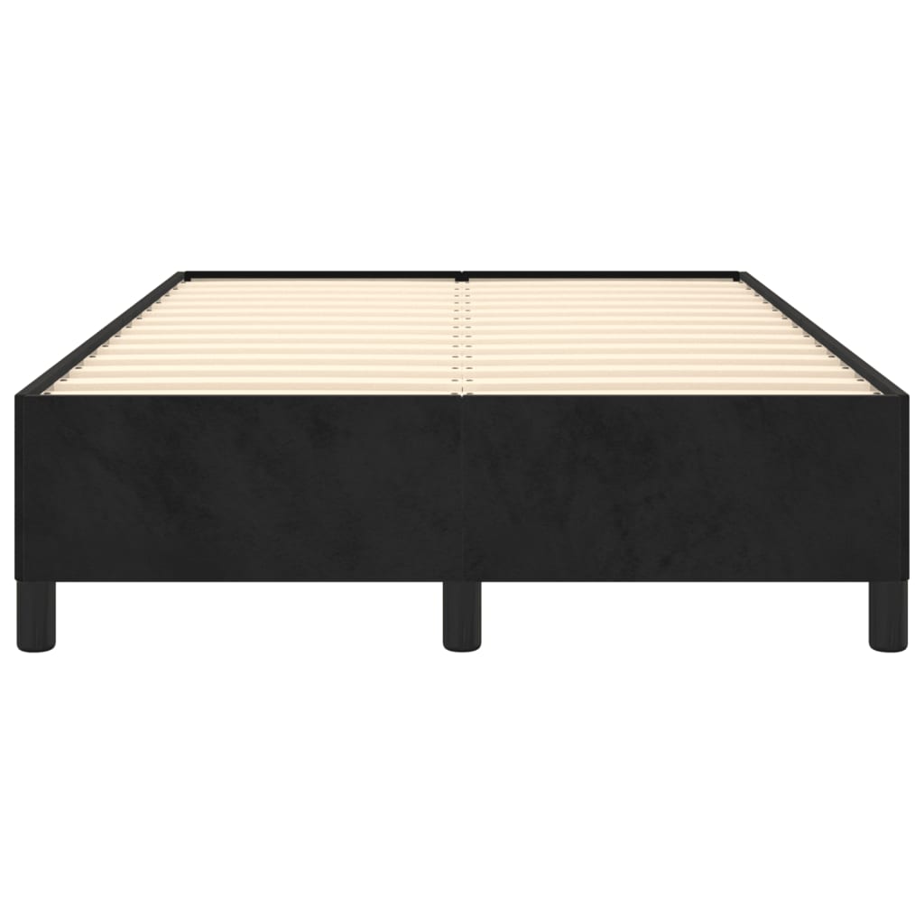 vidaXL Bedframe zonder matras 120x190 cm fluweel donkergrijs grijs, foto 4