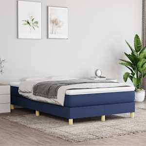 Box spring postel s matrací černá 120x190 cm textil - obrázek 3
