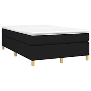 Box spring postel s matrací černá 120x190 cm textil - obrázek 2
