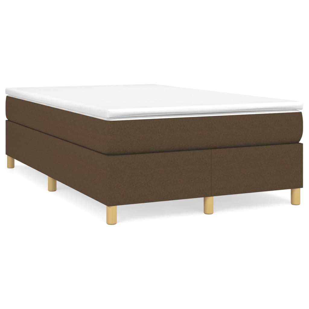  ΚΡΕΒΑΤΙ BOXSPRING ΜΕ ΣΤΡΩΜΑ ΣΚΟΥΡΟ ΚΑΦΕ 120X190 ΕΚ ΥΦΑΣΜΑΤΙΝΟ V-3269693