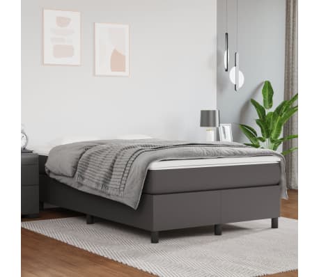vidaXL &Kappa;&rho;&epsilon;&beta;ά&tau;&iota; Boxspring &mu;&epsilon; &Sigma;&tau;&rho;ώ&mu;&alpha; &Gamma;&kappa;&rho;&iota; 120x190&epsilon;&kappa;. &alpha;&pi;ό &Sigma;&upsilon;&nu;&theta;&epsilon;&tau;&iota;&kappa;ό &Delta;έ&rho;&mu;&alpha;