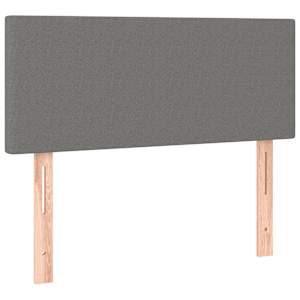 Box spring postel s matrací tmavě šedá 120x190 cm textil - obrázek 7