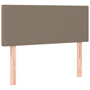 Box spring postel s matrací taupe 120x190 cm textil - obrázek 7