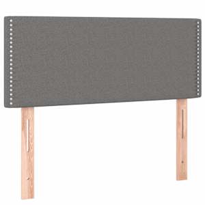 Box spring postel s matrací tmavě šedá 120x190 cm textil - obrázek 7