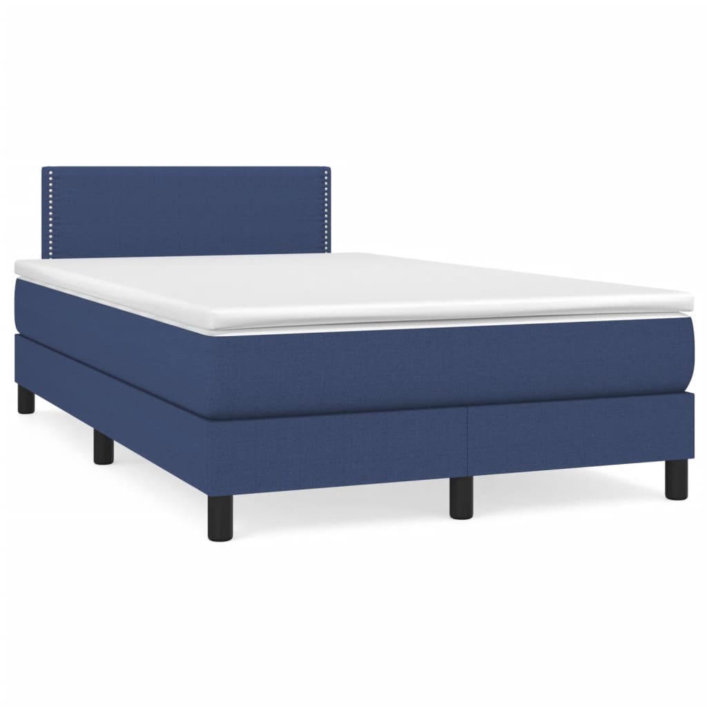  ΚΡΕΒΑΤΙ BOXSPRING ΜΕ ΣΤΡΩΜΑ ΜΠΛΕ 120X190 ΕΚ. ΥΦΑΣΜΑΤΙΝΟ V-3269722