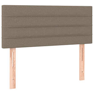 Box spring postel s matrací taupe 120x190 cm textil - obrázek 7