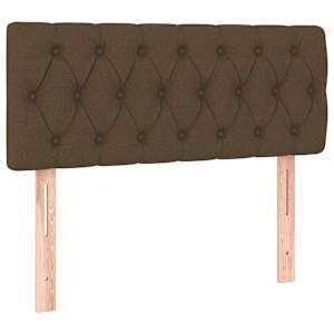 Box spring postel s matrací tmavě hnědá 120x190 cm textil - obrázek 7