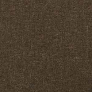 Box spring postel s matrací tmavě hnědá 120x190 cm textil - obrázek 8