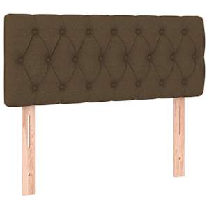 Box spring postel s matrací tmavě hnědá 120x190 cm textil - obrázek 7