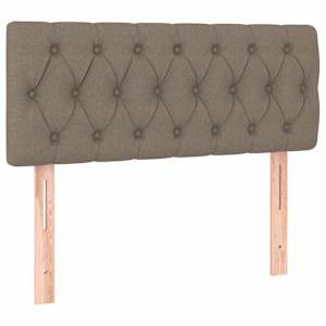 Box spring postel s matrací taupe 120x190 cm textil - obrázek 7
