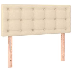 Box spring postel s matrací krémová 120x190 cm textil - obrázek 7