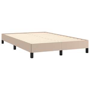 Box spring postel s matrací cappuccino 120x190 cm umělá kůže - obrázek 4