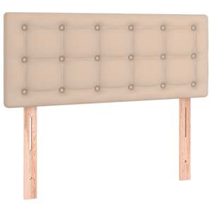 Box spring postel s matrací cappuccino 120x190 cm umělá kůže - obrázek 7