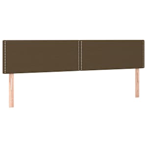 Box spring postel s matrací tmavě hnědá 120x190 cm textil - obrázek 7